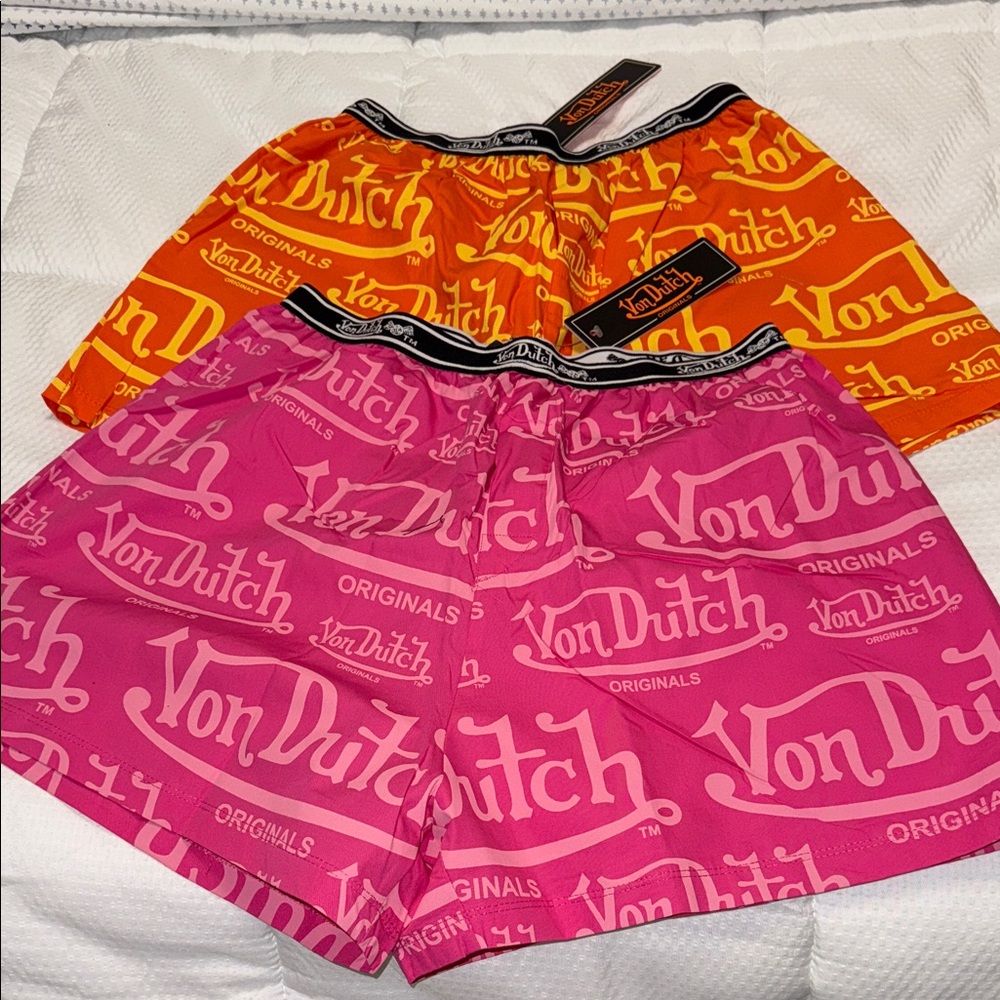VON DUTCH, Women sleeping boxers BUNDLE!! (2) BRAND NEW! 🔥 Medium!!!!
